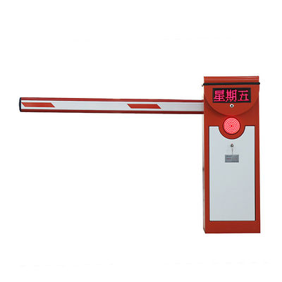 Qualität  Durable Intelligent Automatic Oval Barrier Gate Boom Barrier With LED Light usine